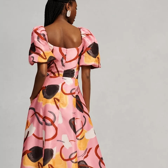 Anthropologie Aureta Studio Printed Dress - Picture 3 of 8